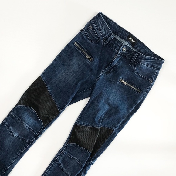 girls moto jeans